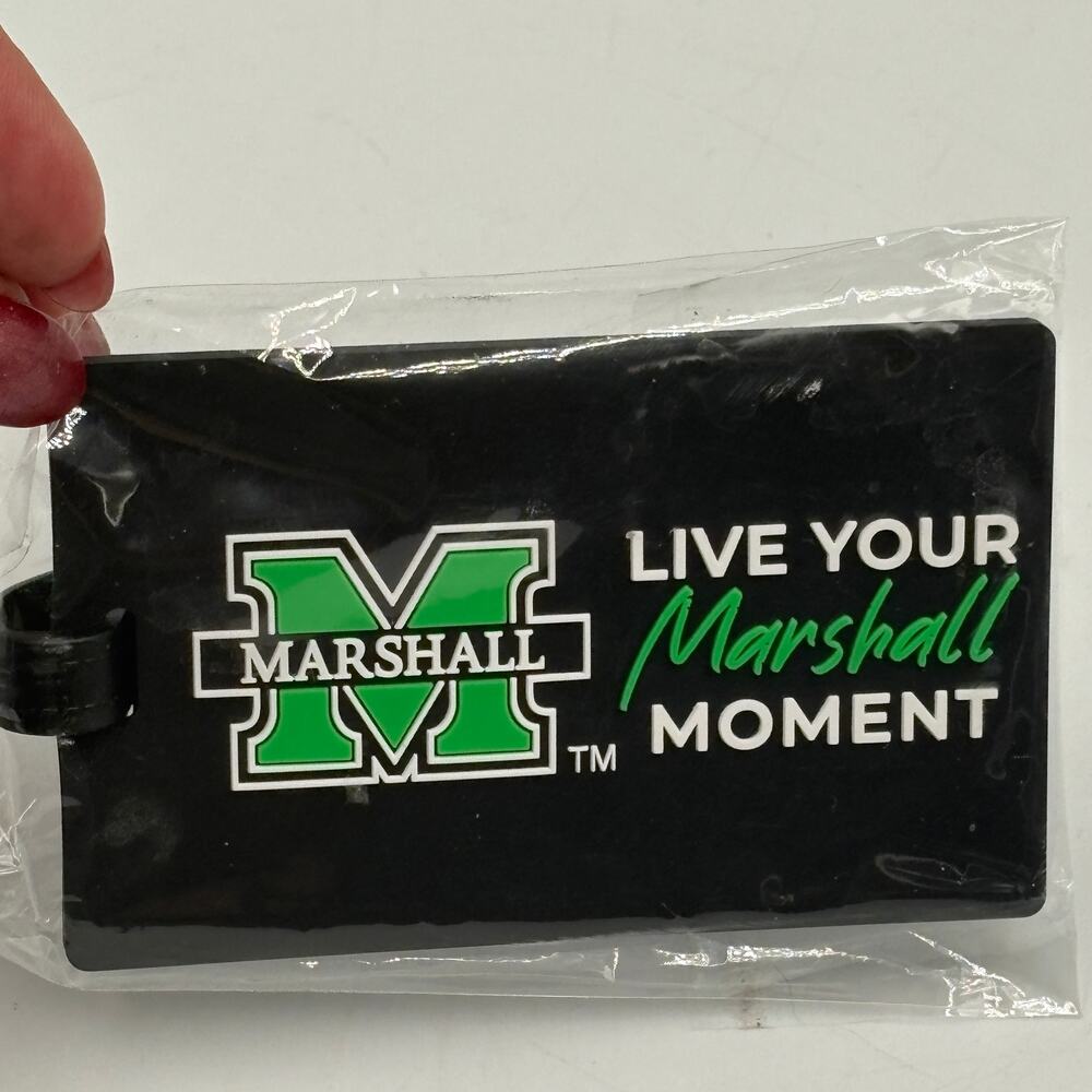 Marshall University MU Moment Luggage Tag New Thundering Herd